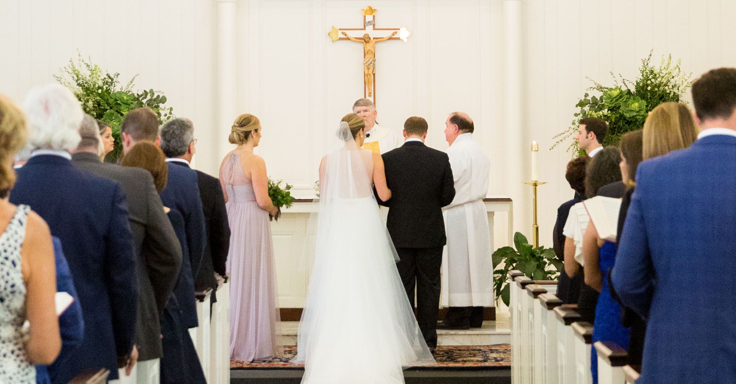 Christian wedding ceremony