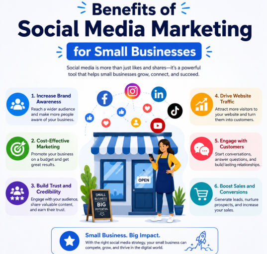 Benefits of Social Media Marketing for Small Businesses