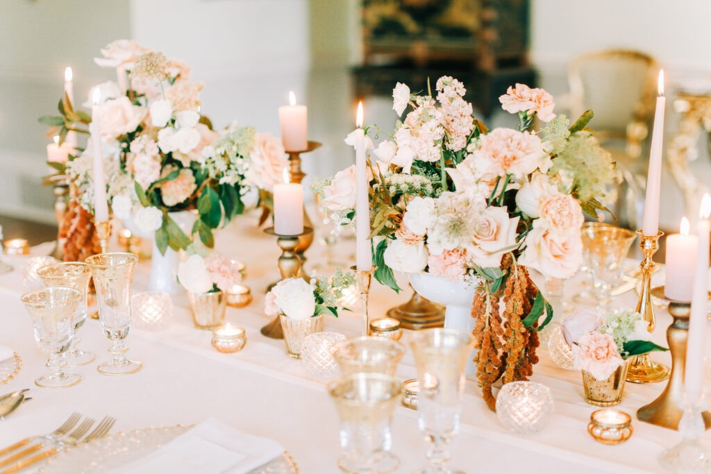 Best Ways to Blossom in a Blush Lehenga at your Wedding 2 Blush and gold