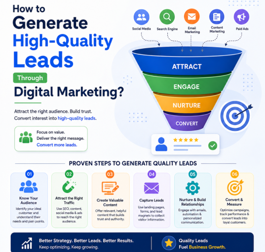 How to Generate High-Quality Leads Through Digital Marketing
